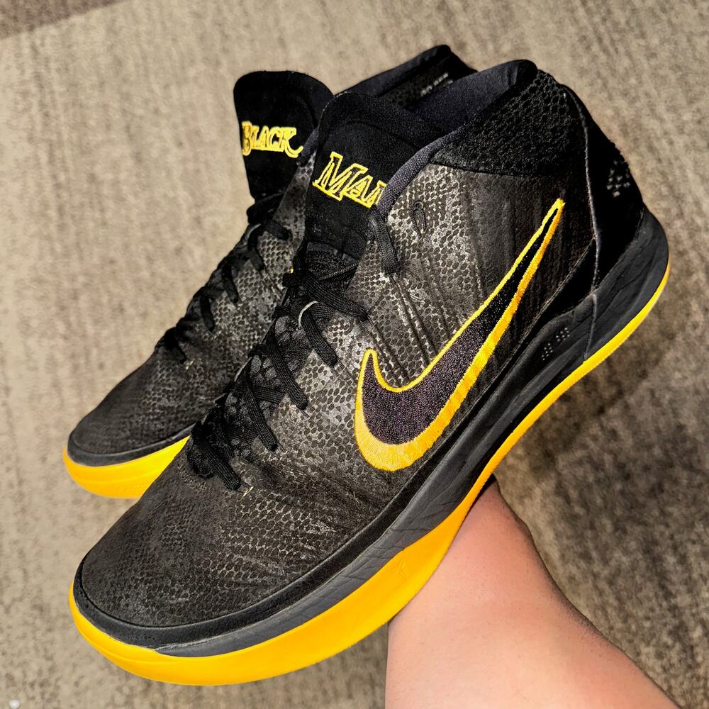 Nike Kobe A.D. Mid Black Mamba City Edition Men's Basketball Shoes Rare Size 13 - Picture 6 of 8